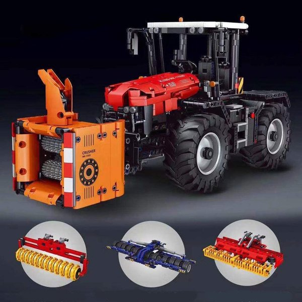 Ferngesteuerter Traktor 4in1 von Mould King, 2716 Teile, 17020